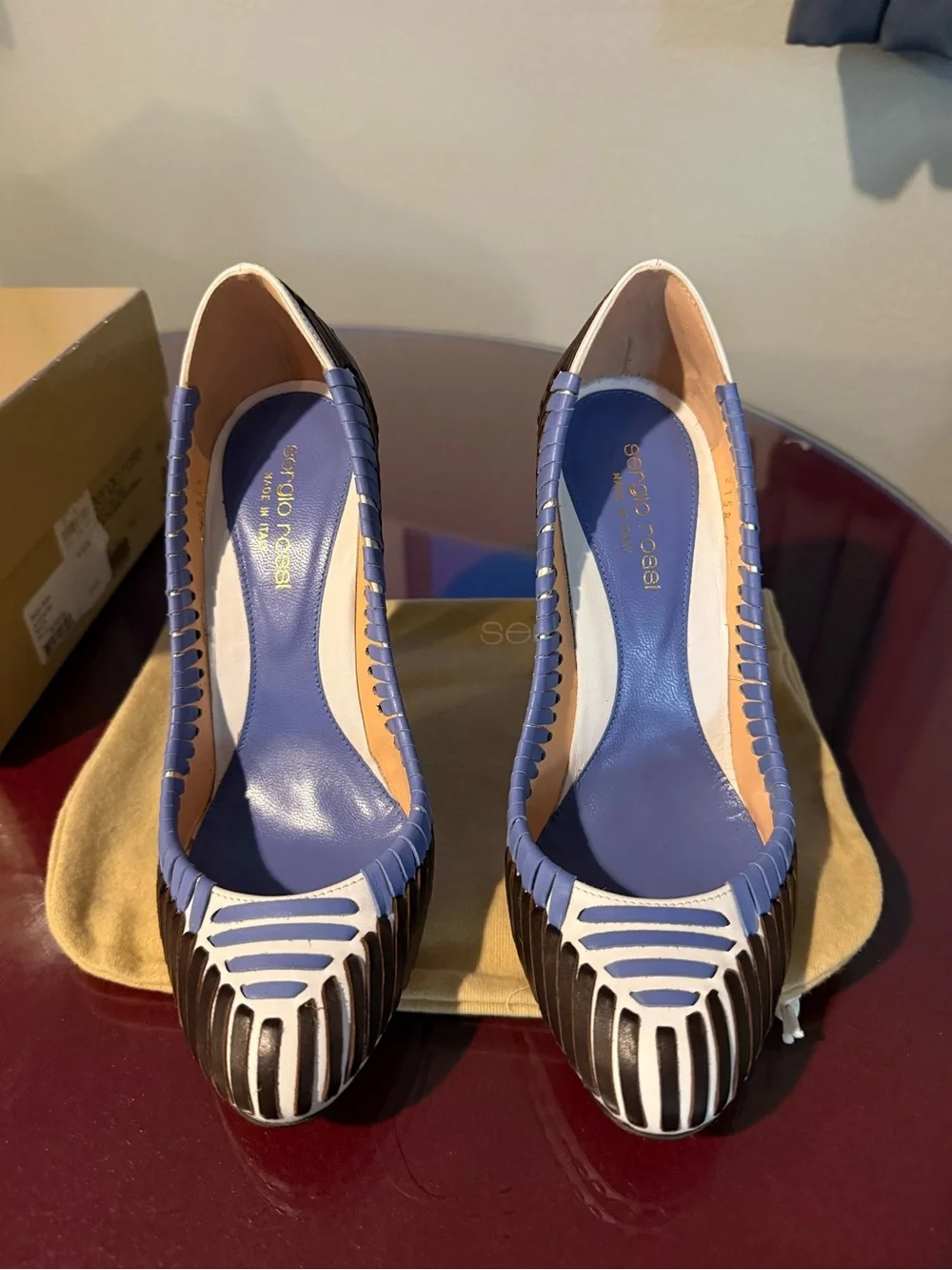 Authentic Sergio Rossi Stiletto Pumps Size 36.5